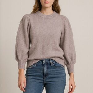New! DESIGNER‎ REMIX CHARLOTTE ESKILDSEN tyler Short Sleeve Wool Blend Sweater